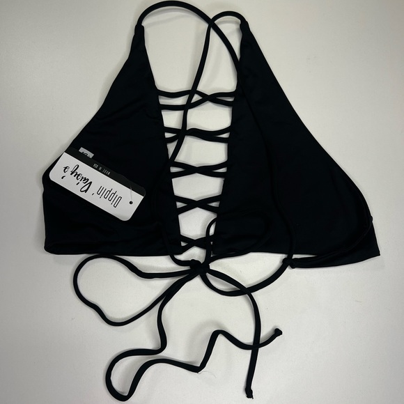 Dippin Daisy’s Topanga Caged Bikini Top in Black New With Tags - Picture 7 of 8